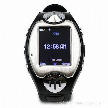 Watch Phone with Fashionable Style, MP3/MP4 Players, Camera and Bluetooth
